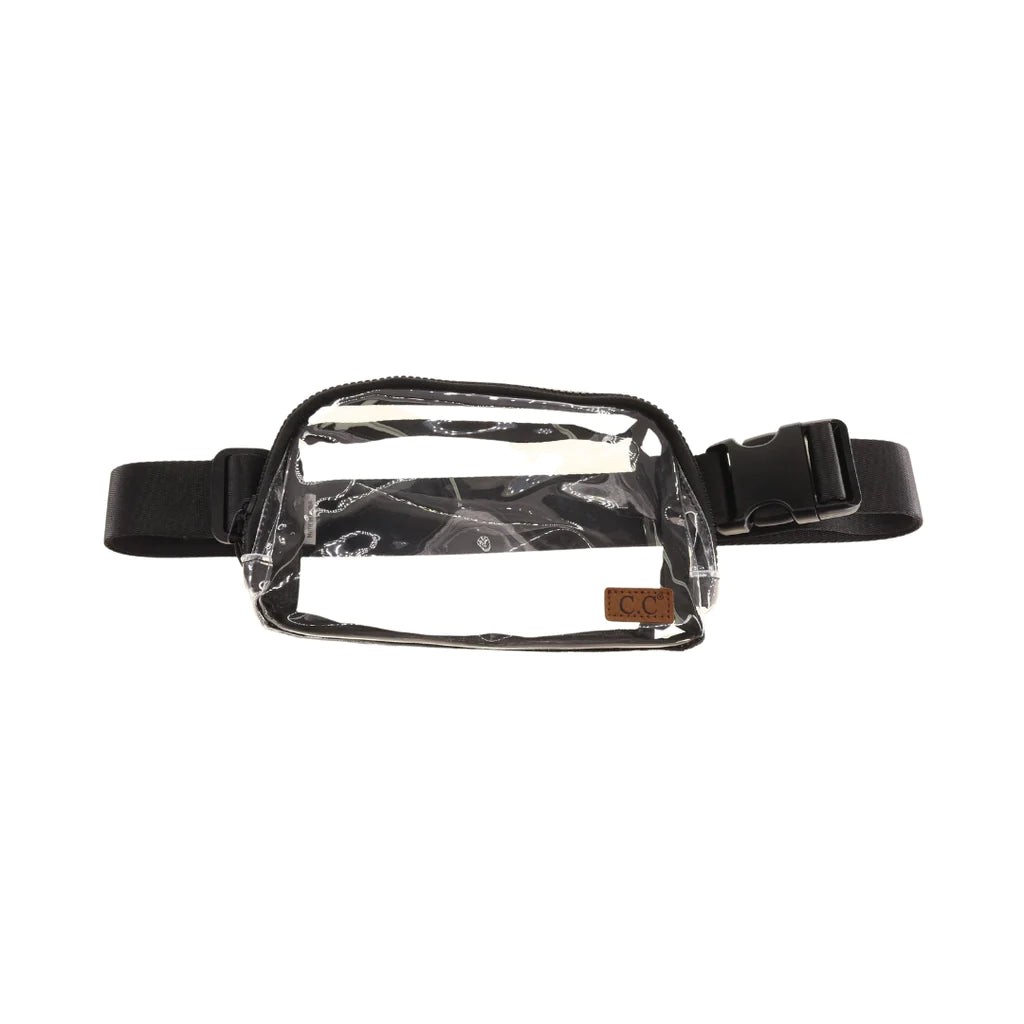 CC Clear Belt Bag - Black