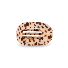 Round Flat Hair Clip | Small | Blonde Tortoise