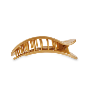 Round Flat Hair Clip | Medium | Champagne Toast