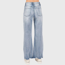 DISTRESSED HIGH RISE COMFORT VINTAGE FLARE JEANS