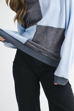 Colorblock Patchwork Pullover Sweatshirt