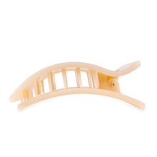 Flat Rectangle Hair Clip | Large | Almond Beige