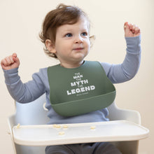 Man Myth Legend Wonder Bib: Green