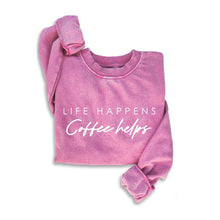 LIFE HAPPENS MINERAL SWEATSHIRTS: MINERAL BROWN / XL