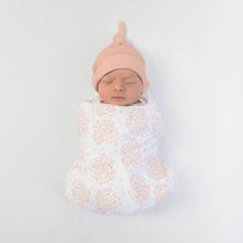 Muslin Swaddle Blankets (Set of 3), Floral with Gold Shimmer