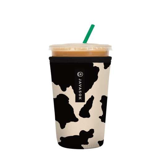 JavaSok - Cow Print: Medium 22-28oz