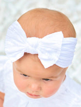 Cable Knit Bow Headbands: Gold