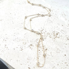 Gold & Crystal 34" Necklace