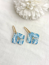 Liza Drop Earrings: Twilight blue