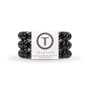 Spiral Hair Coils | Large | Jet Black Hair Ties