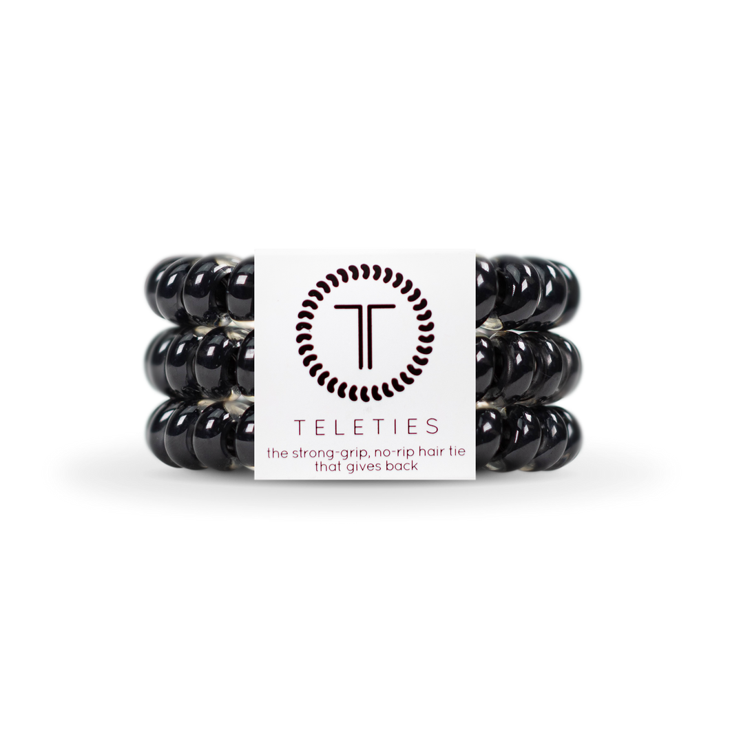Spiral Hair Coils | Large | Jet Black Hair Ties