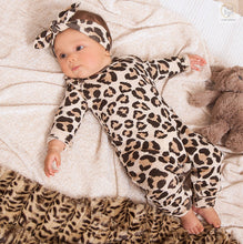 Baby Girl's Leopard Cotton Romper