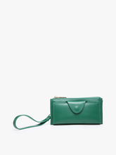 WL0004RF Kyla RFID Wallet w/ Snap Closure: Dark Rose
