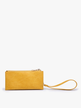 WL0004RF Kyla RFID Wallet w/ Snap Closure: Dark Rose