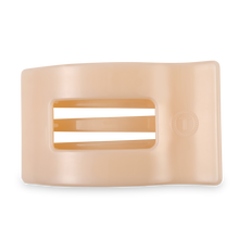 Flat Rectangle Hair Clip | Large | Almond Beige