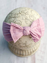 Cable Knit Bow Headbands: Oatmeal