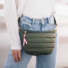 Jolie Puffer Belt Bag: Fuchsia