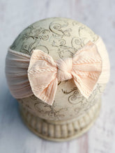 Cable Knit Bow Headbands: Gold