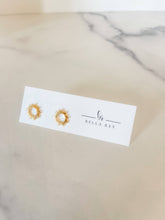 The Ruby 18k gold plated stud earring- dainty