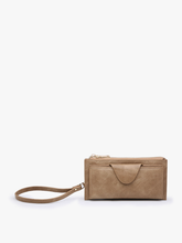 WL0004RF Kyla RFID Wallet w/ Snap Closure: Dark Rose