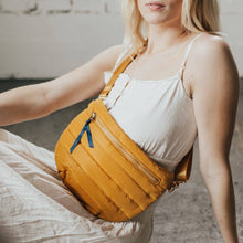 Jolie Puffer Belt Bag: Fuchsia