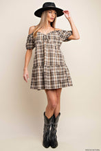 Western Off Shoulder Ruffled Dress