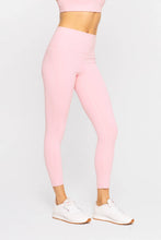 Laser-Cut and Bonded Essential Foldover Highwaist Leggings: ICE GREEN / S:M:L (2:2:2)