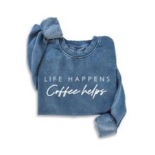 LIFE HAPPENS MINERAL SWEATSHIRTS: MINERAL BROWN / XL