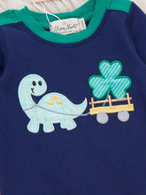 Lucky Explorer Dino Embroidered Romper