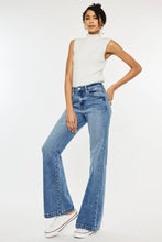 KanCan High Rise Wide Leg Flare Medium Wash Stretch Jeans