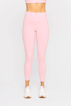 Laser-Cut and Bonded Essential Foldover Highwaist Leggings: ICE GREEN / S:M:L (2:2:2)