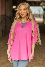 Ribbed Relaxed Boyfriend Shirt w/ Pocket Detail: PEARL GREY / S/M