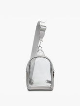 M2436CR Ellen Clear Sling Bag w/ Removable Guitar Strap: Black