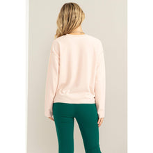 Reverse Seam Long Sleeve Top
