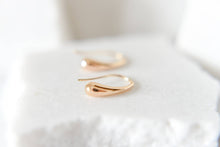 The Aspen 18k Gold Plated Teardrop Hoop Earrings