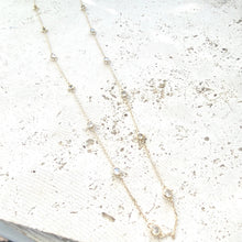 Gold & Crystal 34" Necklace