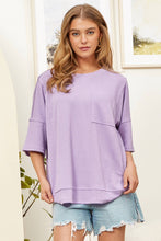 Half Sleeve Relaxed Pocket Blouse: Mint Green / S