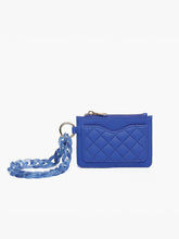 WL2368 Rhodes Quilted Wallet w/ Chain Bangle: Purple