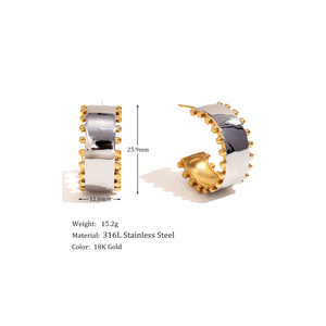Bold Duo Hoops ~ Deep South Originals