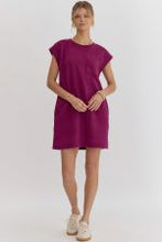 Textured Round Neck Sleeveless Mini Dress