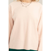 Reverse Seam Long Sleeve Top