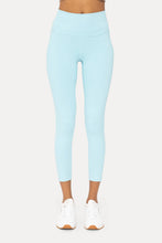 Laser-Cut and Bonded Essential Foldover Highwaist Leggings: ICE GREEN / S:M:L (2:2:2)