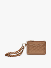 WL2368 Rhodes Quilted Wallet w/ Chain Bangle: Purple