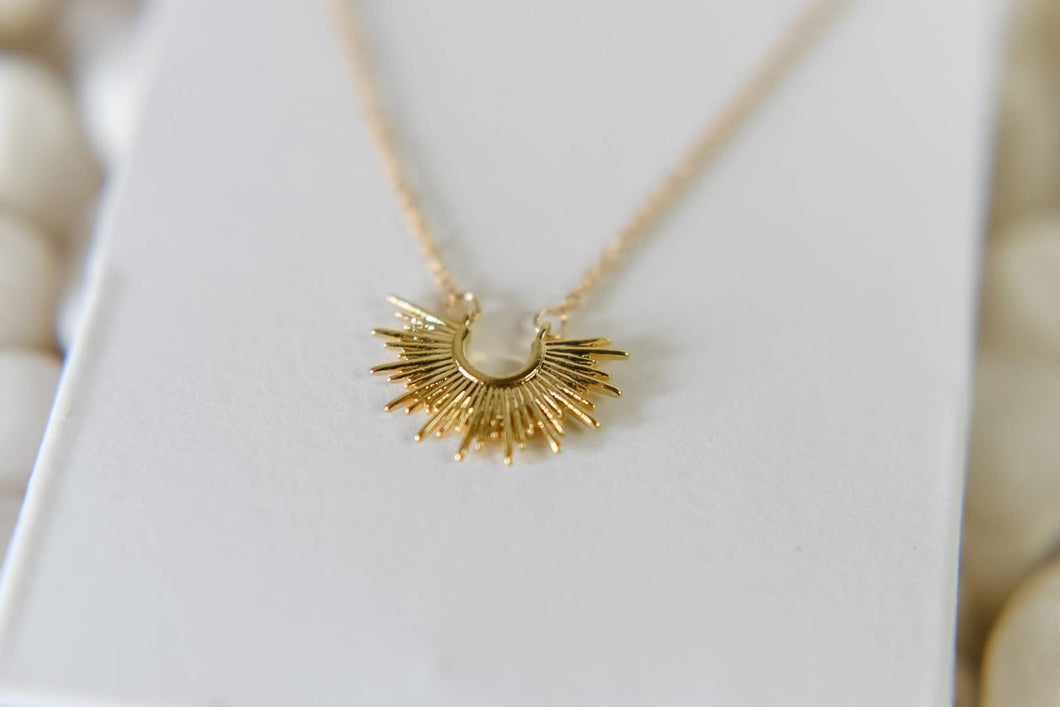 Alys dainty starburst necklace 18k gold filled non-tarnish