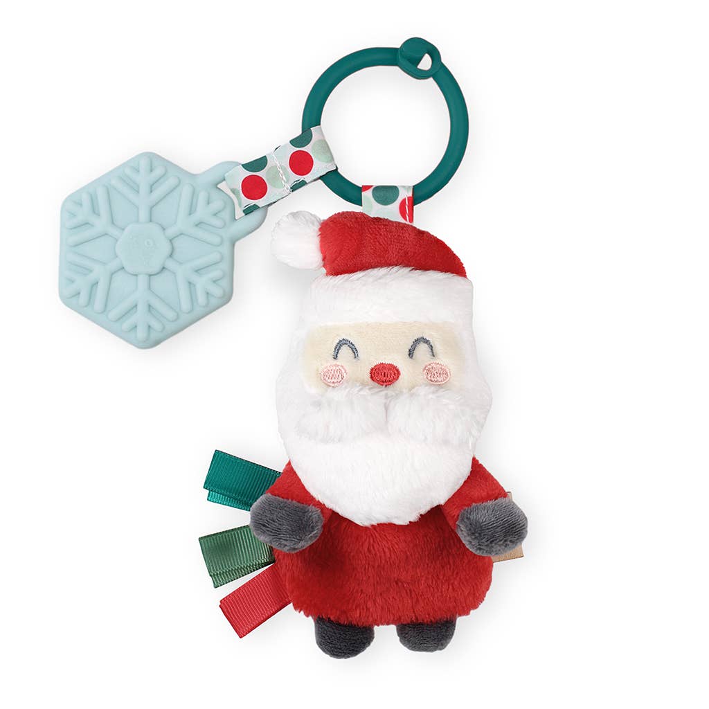 Holiday Itzy Pal™ Plush + Teether: Santa