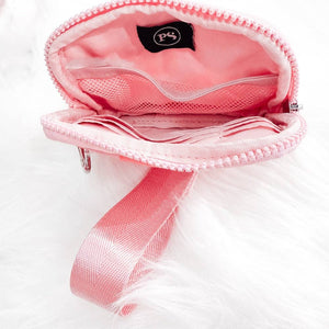 Nelly Nylon Card Wallet Wristlet: Khaki