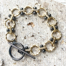 Matte Gold w/ Matte Silver Accents Bracelet