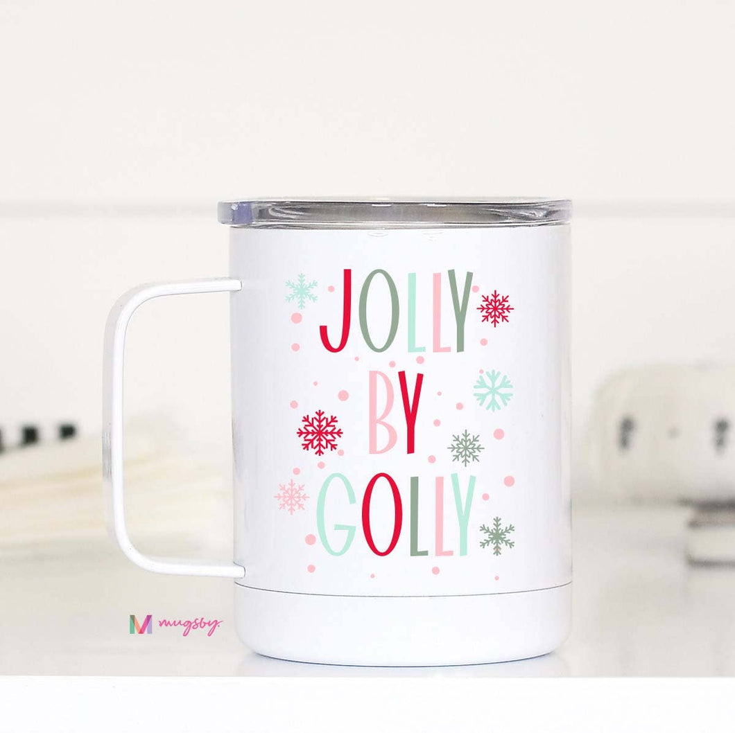 *FINAL SALE* Jolly By Golly Christmas Travel Cup