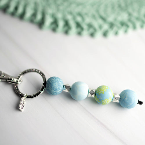 Bermuda Blue 4-Ball Keychain