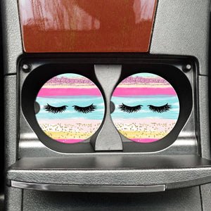 Eyelashes Car Coasters